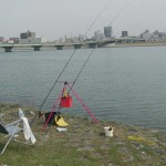 チヌ(黒鯛)釣りに紀の川へ