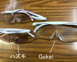 ルーペメガネ拡大鏡比較 | ハズキルーペとGokei
