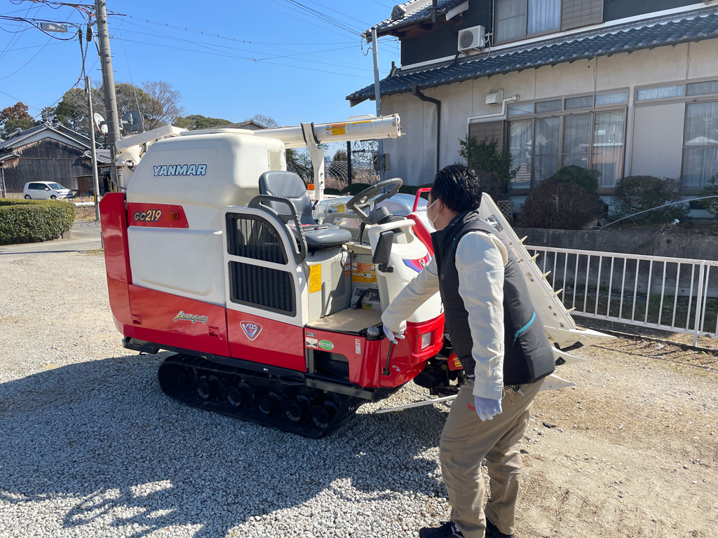 新しいコンバインが納車されました | ヤンマーGC219