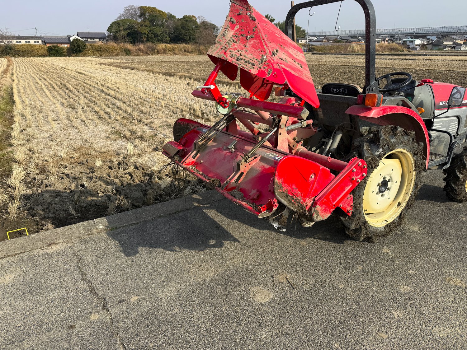 トラクターへの感謝